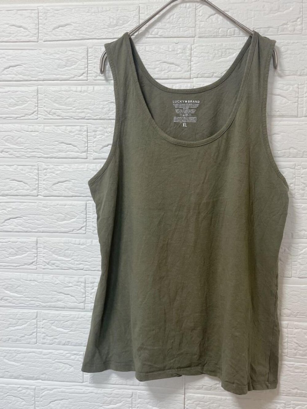 Luckyshop Tank Top Khaki